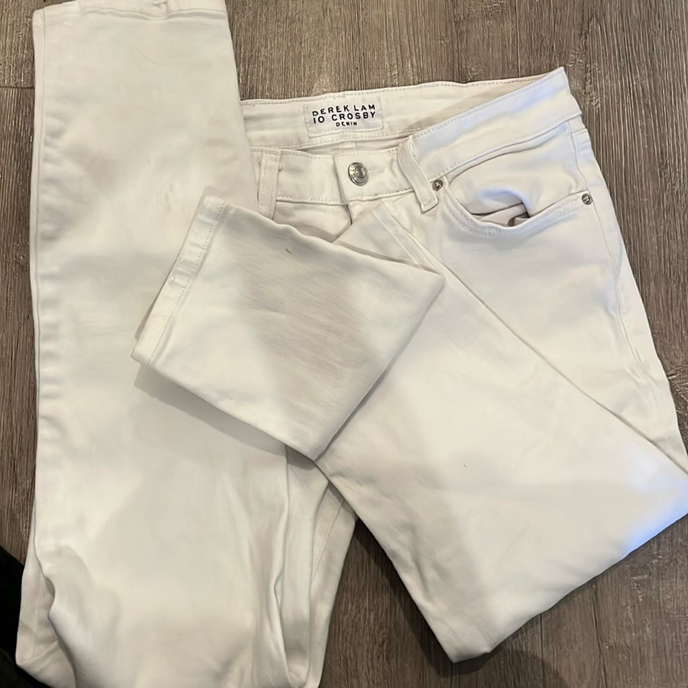 Derek lam 10 Crosby denim white jeans